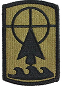 157th Maneuver Enhancement Brigade OCP Scorpion Shoulder Patch